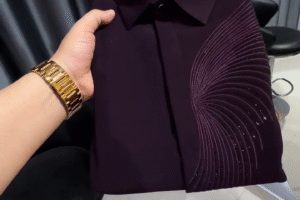 Bold Luxury: Statement Shirt with Refined Detailing