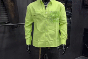 Urban Edge: Bold Streetwear with a Neon Pop