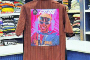🎮🔥 Bold Street Graphic Shirt: Retro Sport Vibe