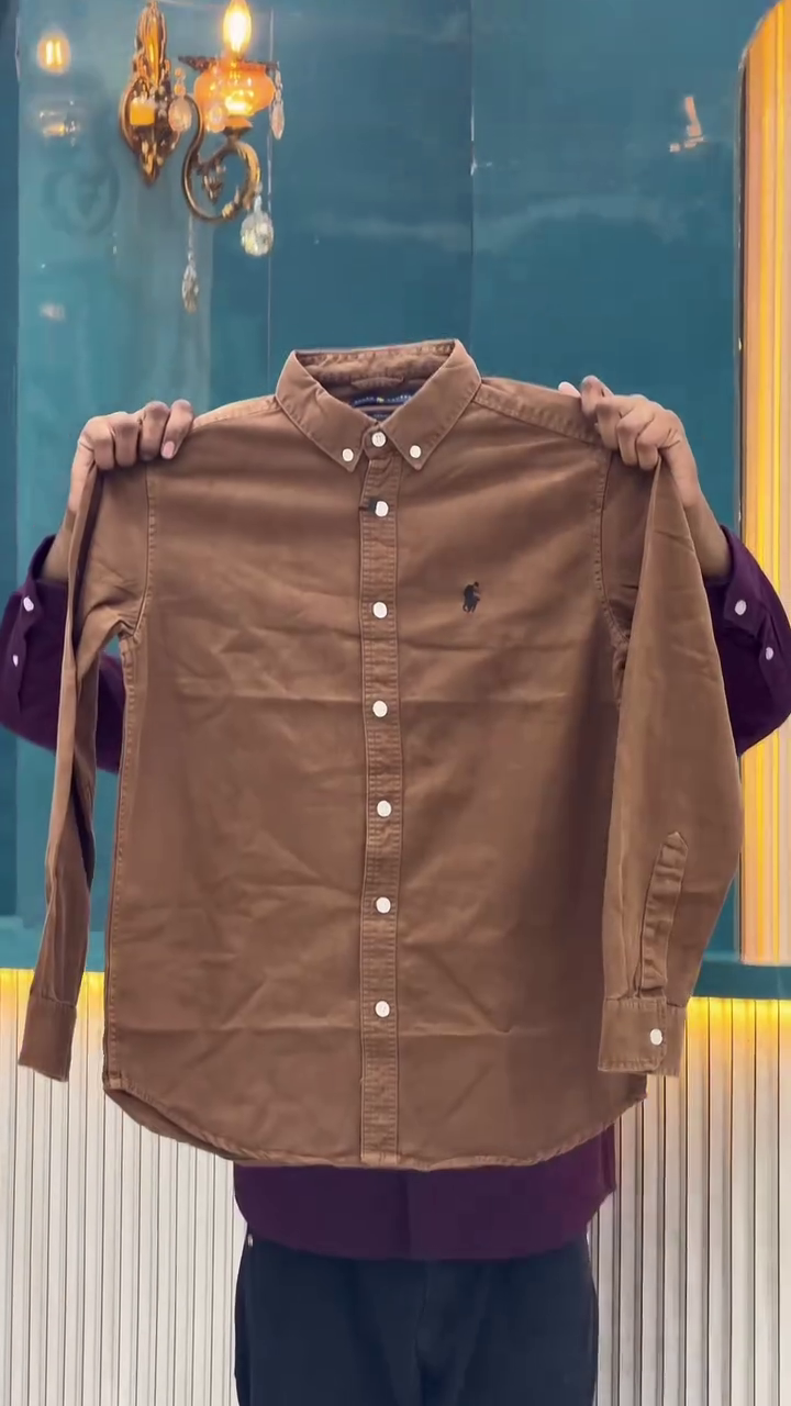 🧡 Classic Orange Button-Down Shirt – Bold Simplicity, Everyday Elegance - Image 2