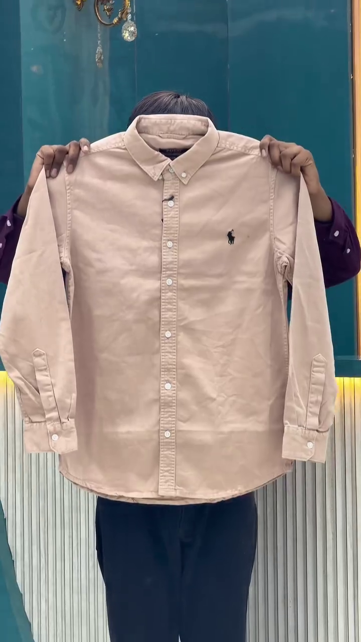🧡 Classic Orange Button-Down Shirt – Bold Simplicity, Everyday Elegance - Image 3